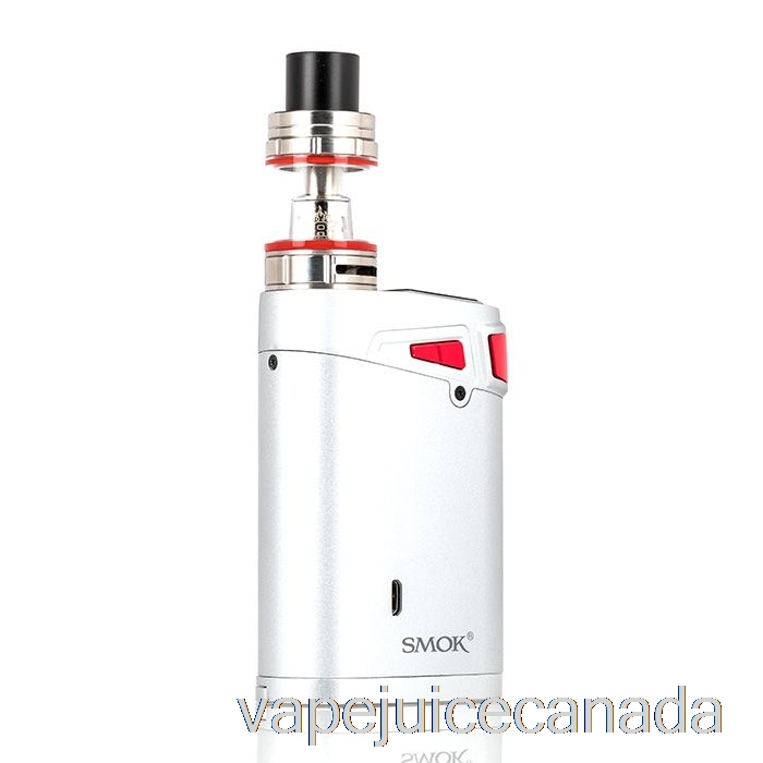 Vape Disposable Canada SMOK Marshal G320 TC Starter Kit Silver Body / Red Firing Button